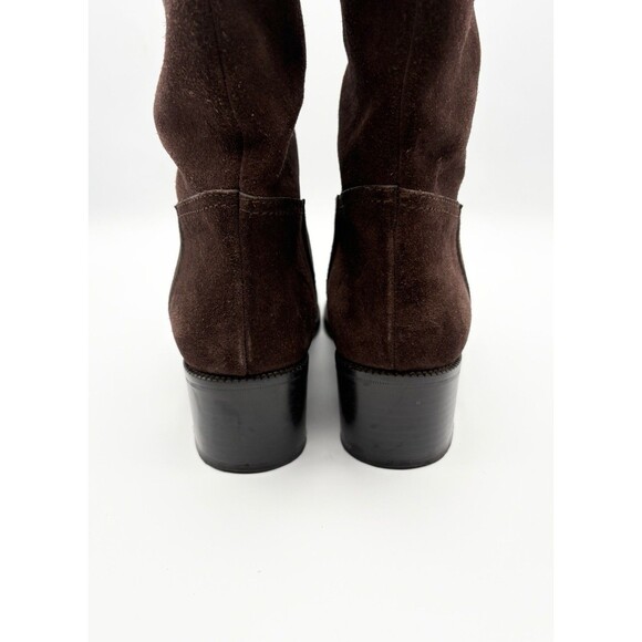 Gucci Brown Suede Knee High Western Boots Riding Boots Sz EU 36 6 - Picture 8 of 11